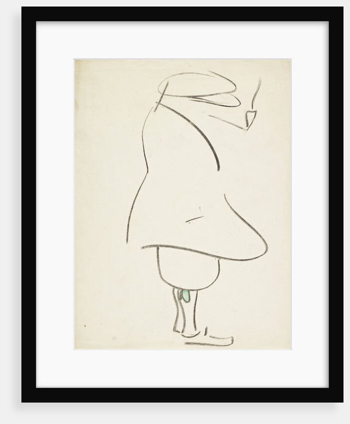 Man Smoking a Pipe (Caricature) by Francis Campbell Boileau Cadell